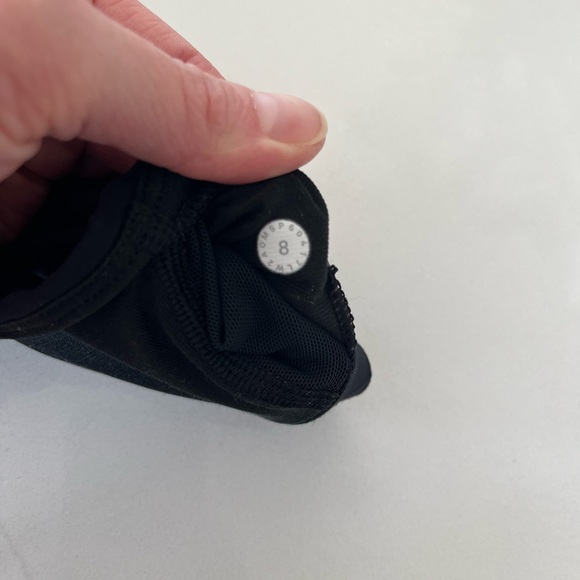 Lululemon Tied To It Crossover Black Strappy Sports Bra | 8 - Picture 4 of 4